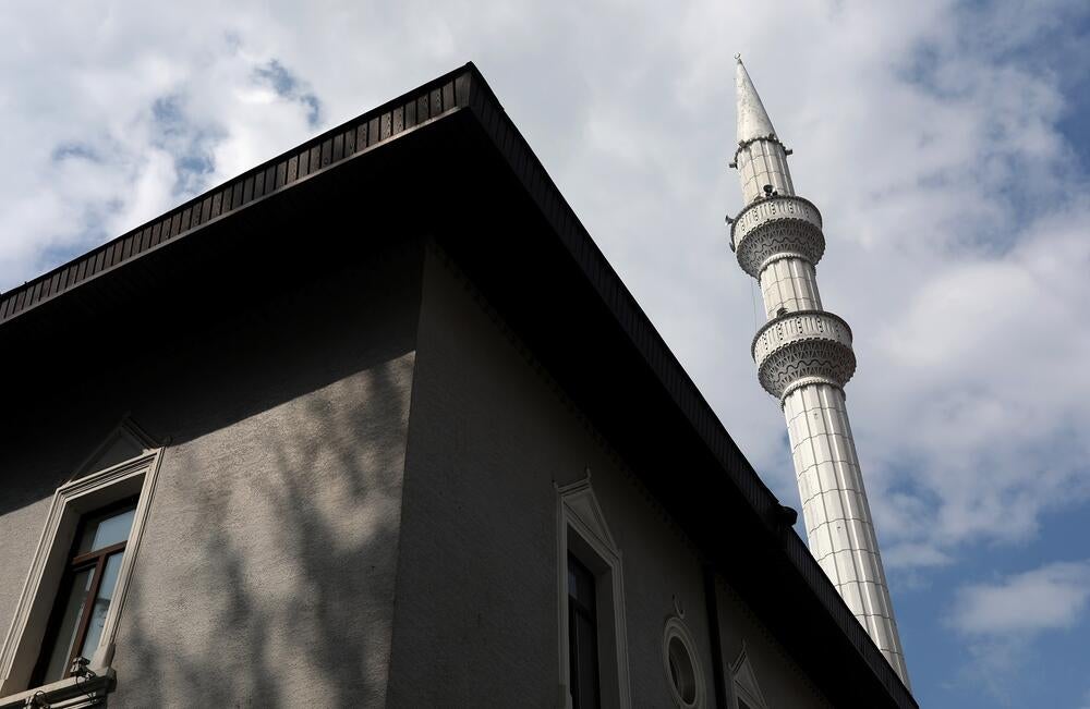 A Mosque in Batumi in a cloudy day