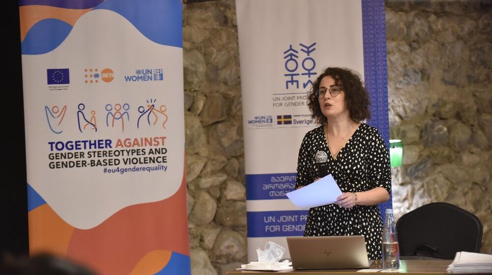 UNFPA programme officer Mariam Bandzeladze