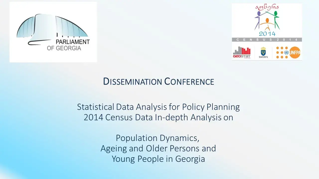 Population Dynamics, Ageing and Youth Issues - 2014 Census Data In-depth Analysis for Policy Planning  