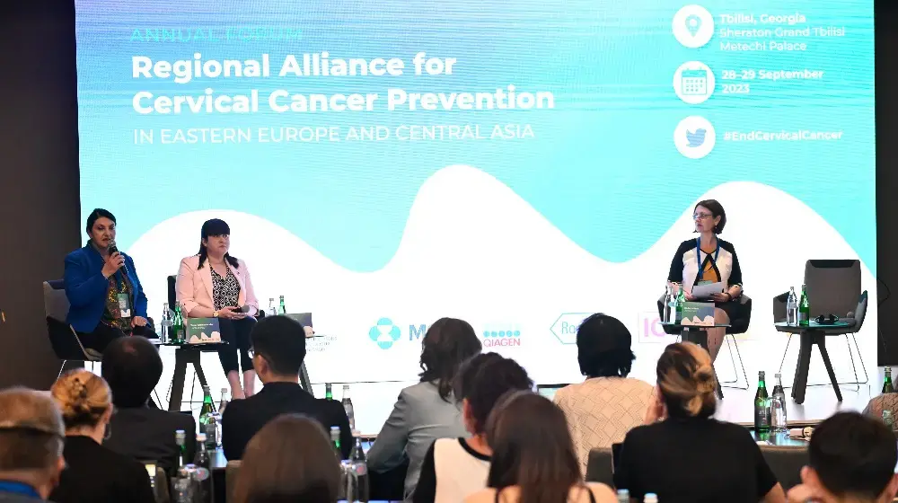 Regional Cervical Cancer Prevention Alliance Forum opens in Tbilisi with calls for greater progress in ending region’s second most deadly women’s cancer