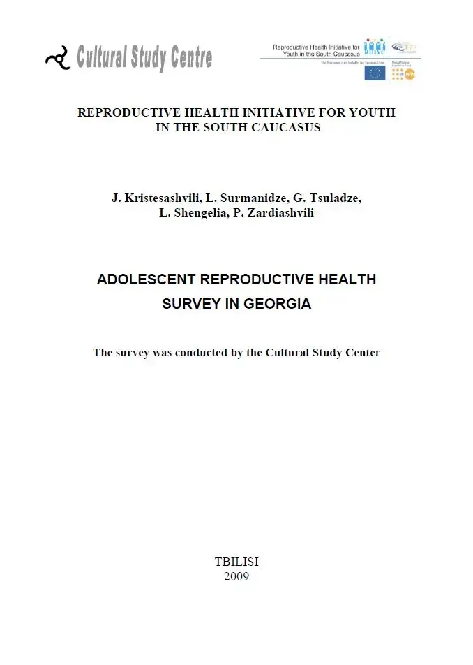 Adolescent Reproductive Health Survey in Georgia