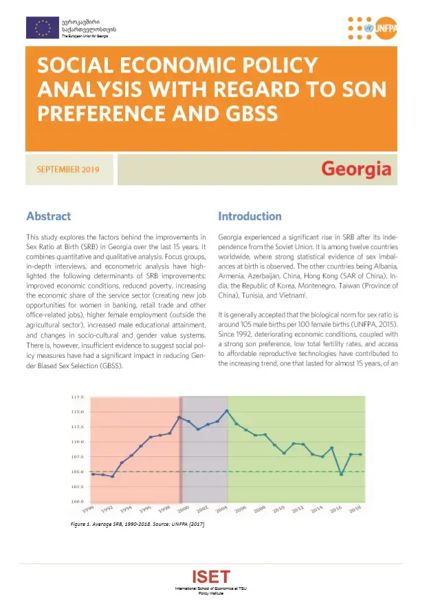 SOCIAL ECONOMIC POLICY ANALYSIS WITH REGARD TO SON PREFERENCE AND GBSS  